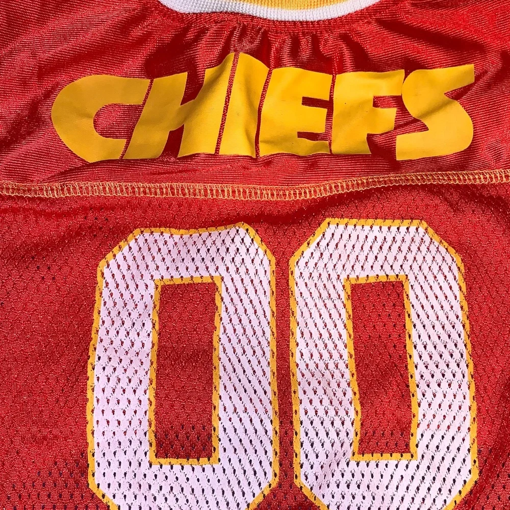NFL Dog Red and Yellow Chiefs Jersey - Medium - Picture 2 of 7